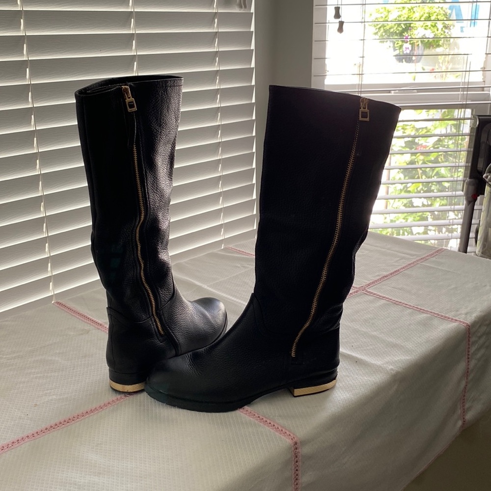 Ladies Basconi lined leather boots l